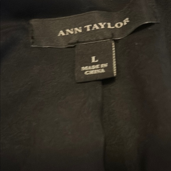 Women’s Black Leather Jacket with Gold Zippers - Picture 8 of 11